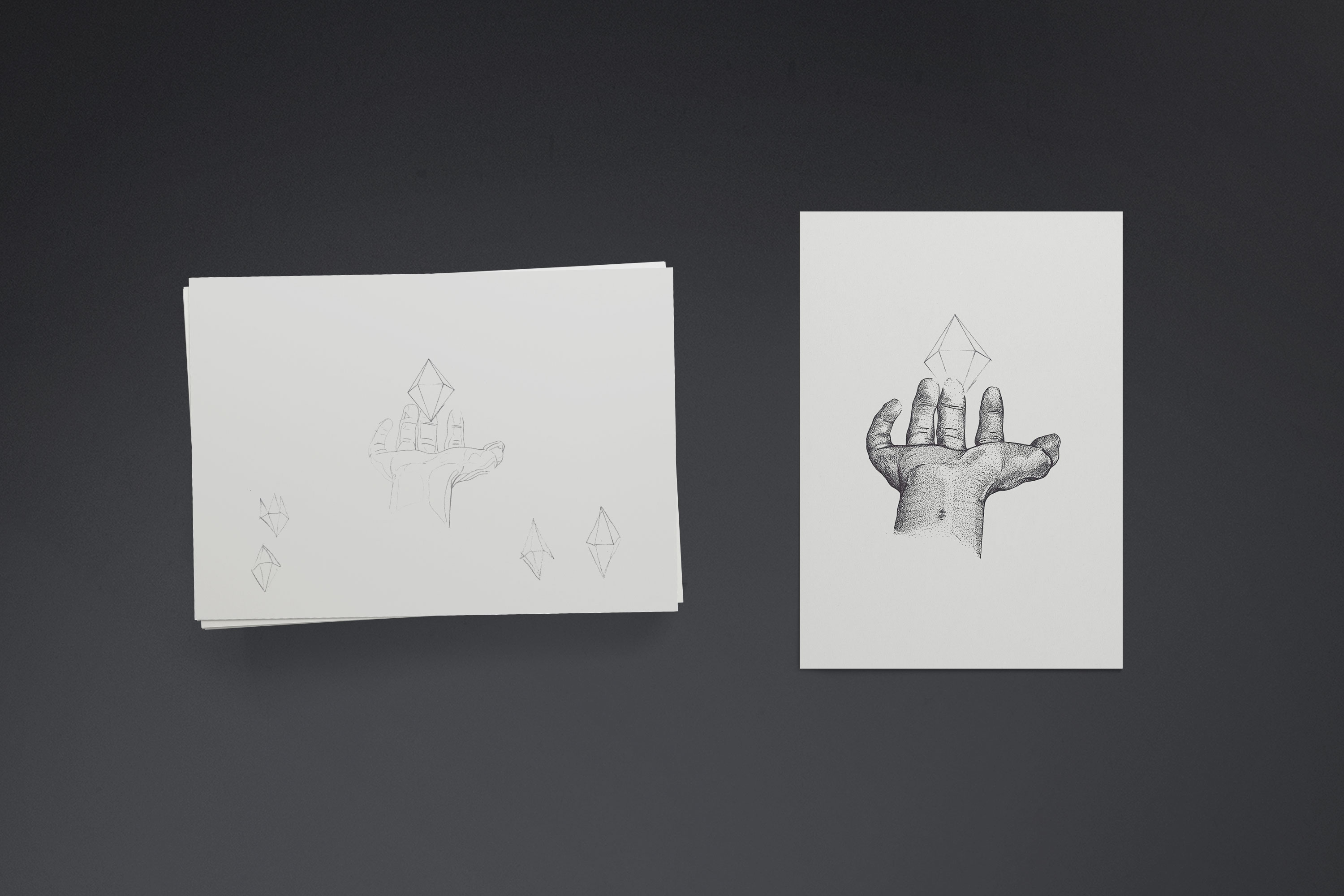 Hand Studies Illustration for illustration competition