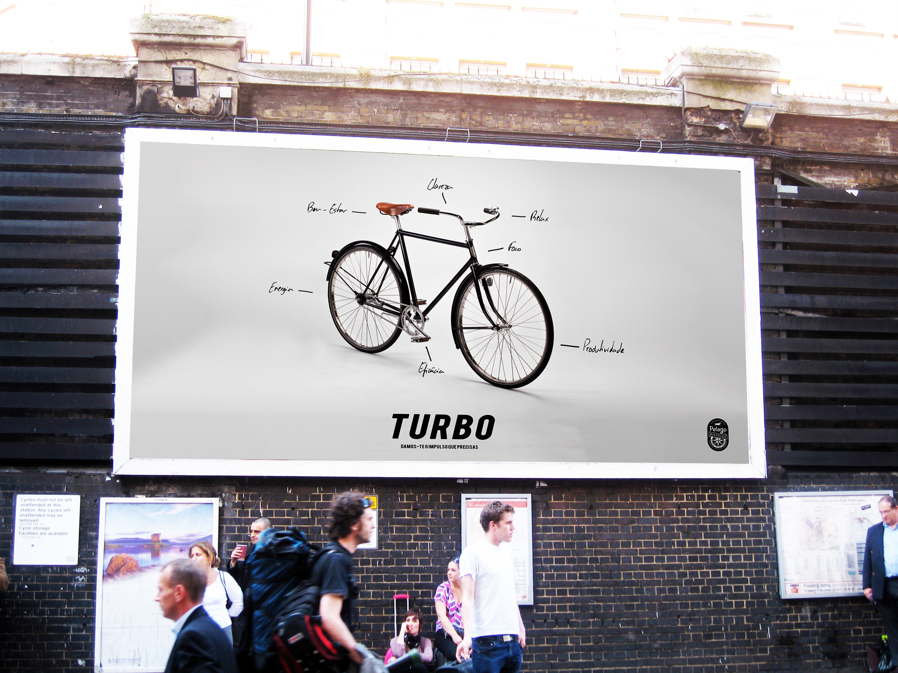 Pelago Bicycles Ad billboard outdoor